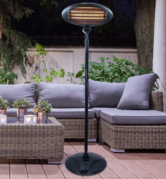 Gold tube infrared heater